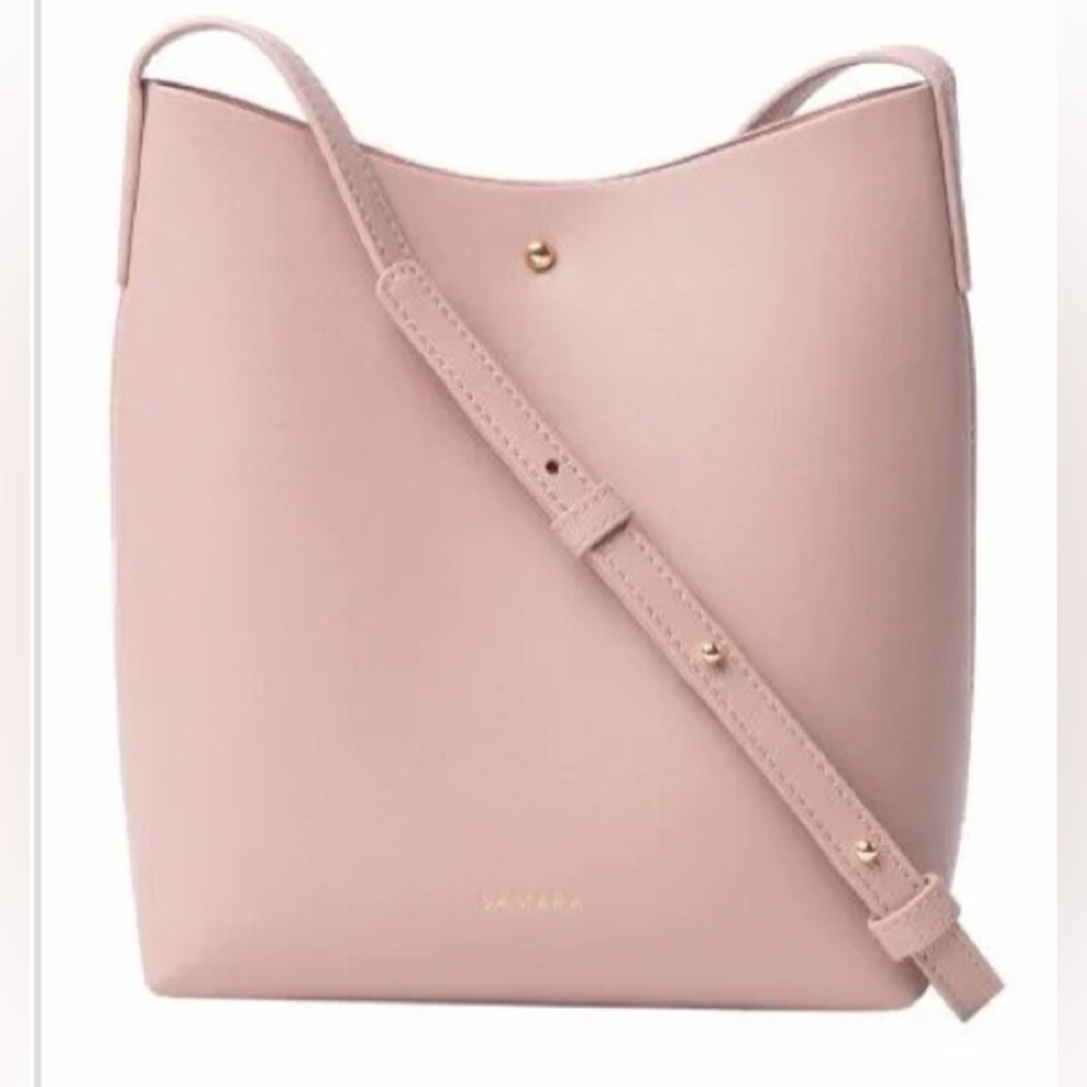 Anthropologie Pink Vegan Leather Bag - Samara